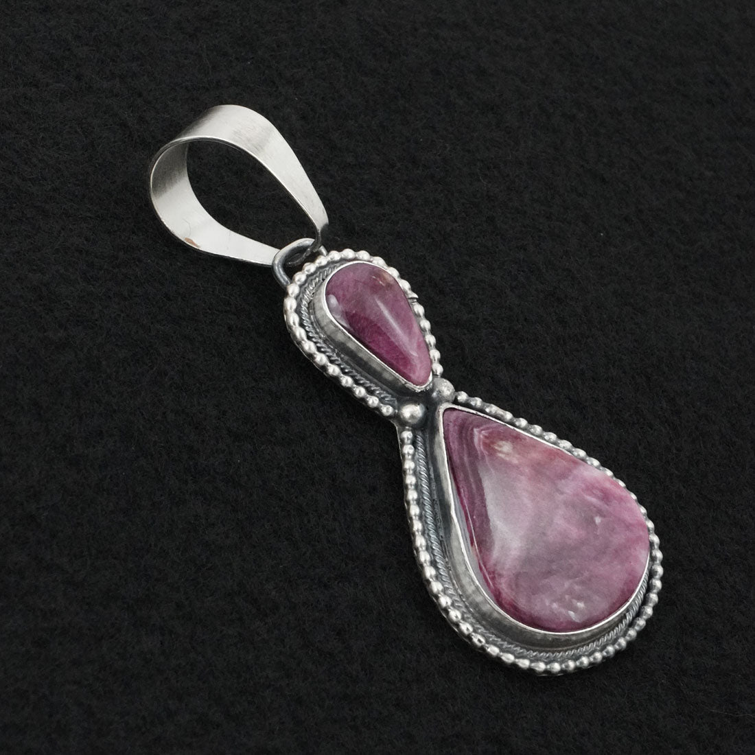 Kathleen Livingston Spiny Oyster & Sterling Silver Pendant