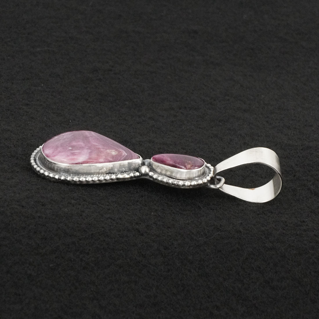 Kathleen Livingston Spiny Oyster & Sterling Silver Pendant