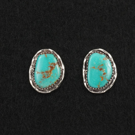 Ernest Hawthorne Turquoise & Sterling Silver Earrings