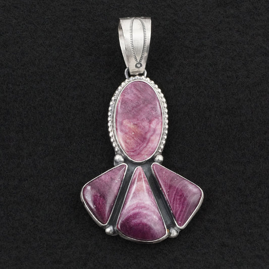 Kathleen Livingston Spiny Oyster & Sterling Silver Pendant