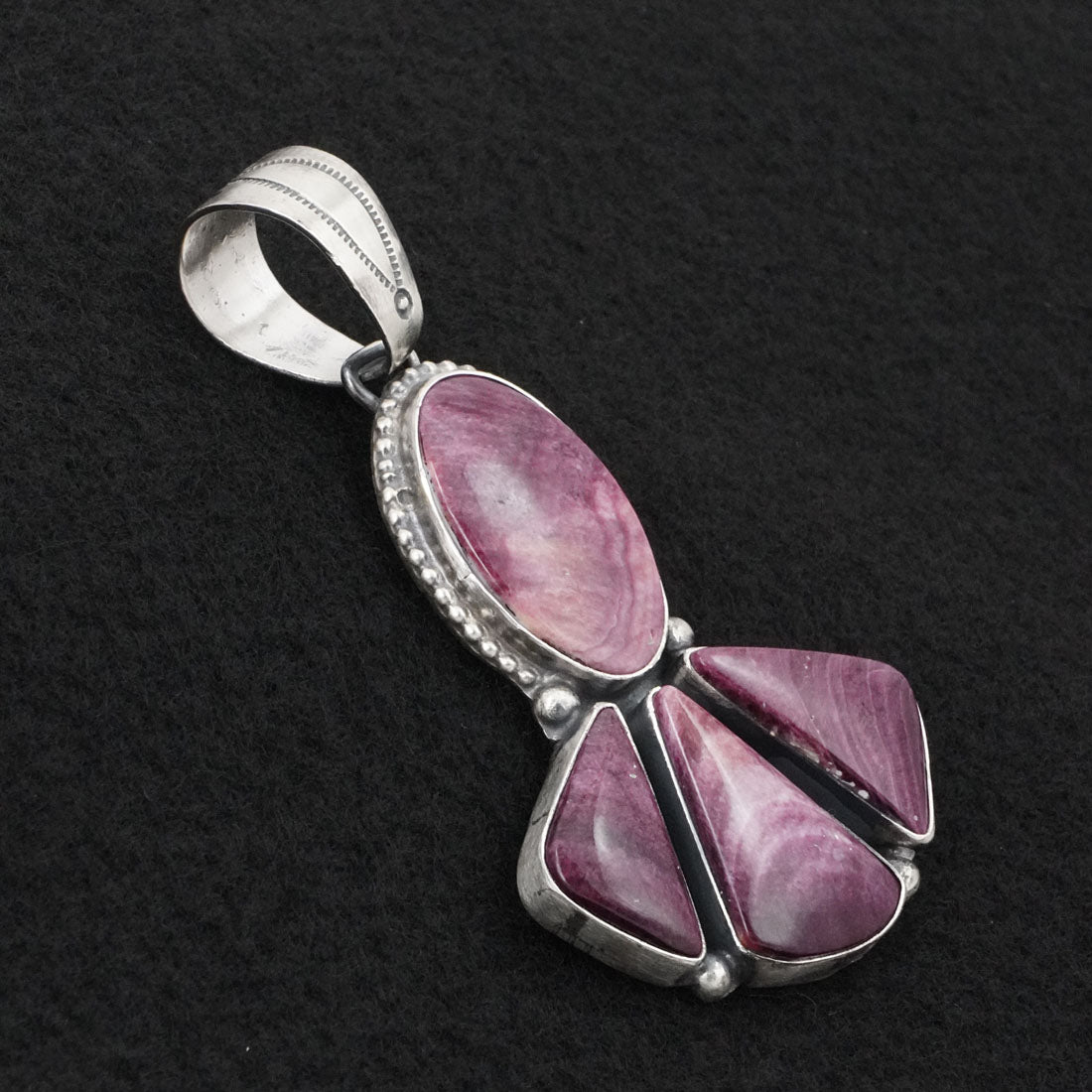Kathleen Livingston Spiny Oyster & Sterling Silver Pendant