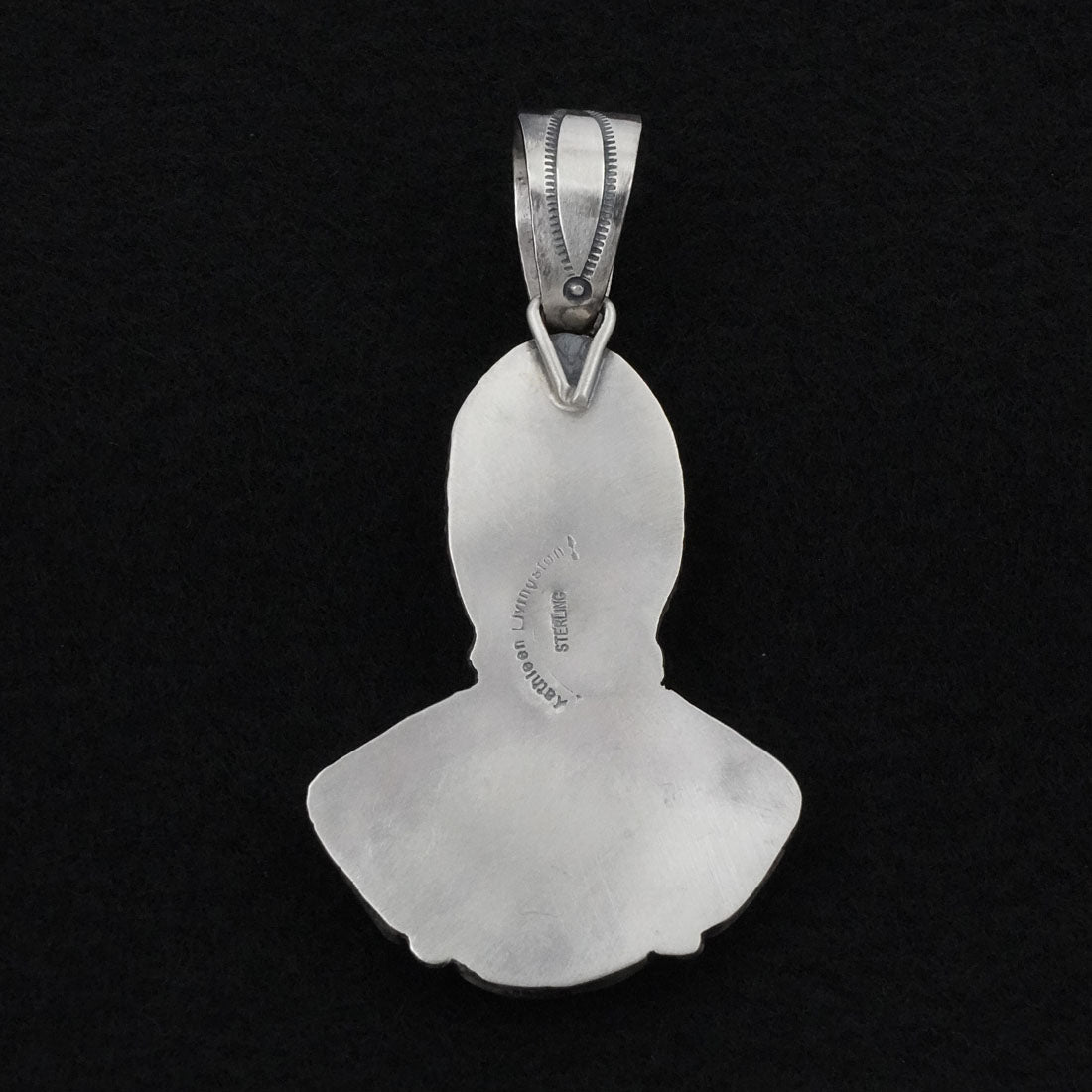 Kathleen Livingston Spiny Oyster & Sterling Silver Pendant