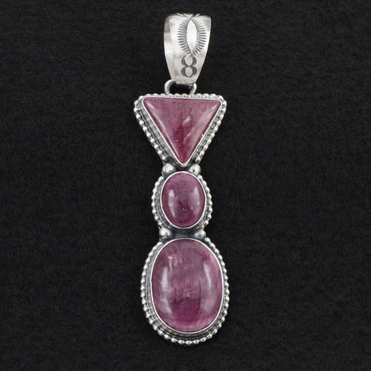 Kathleen Livingston Spiny Oyster & Sterling Silver Pendant