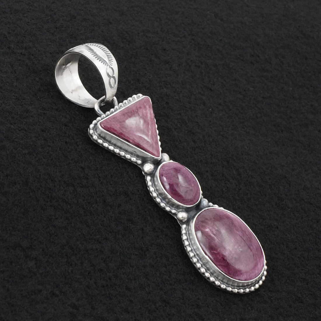 Kathleen Livingston Spiny Oyster & Sterling Silver Pendant