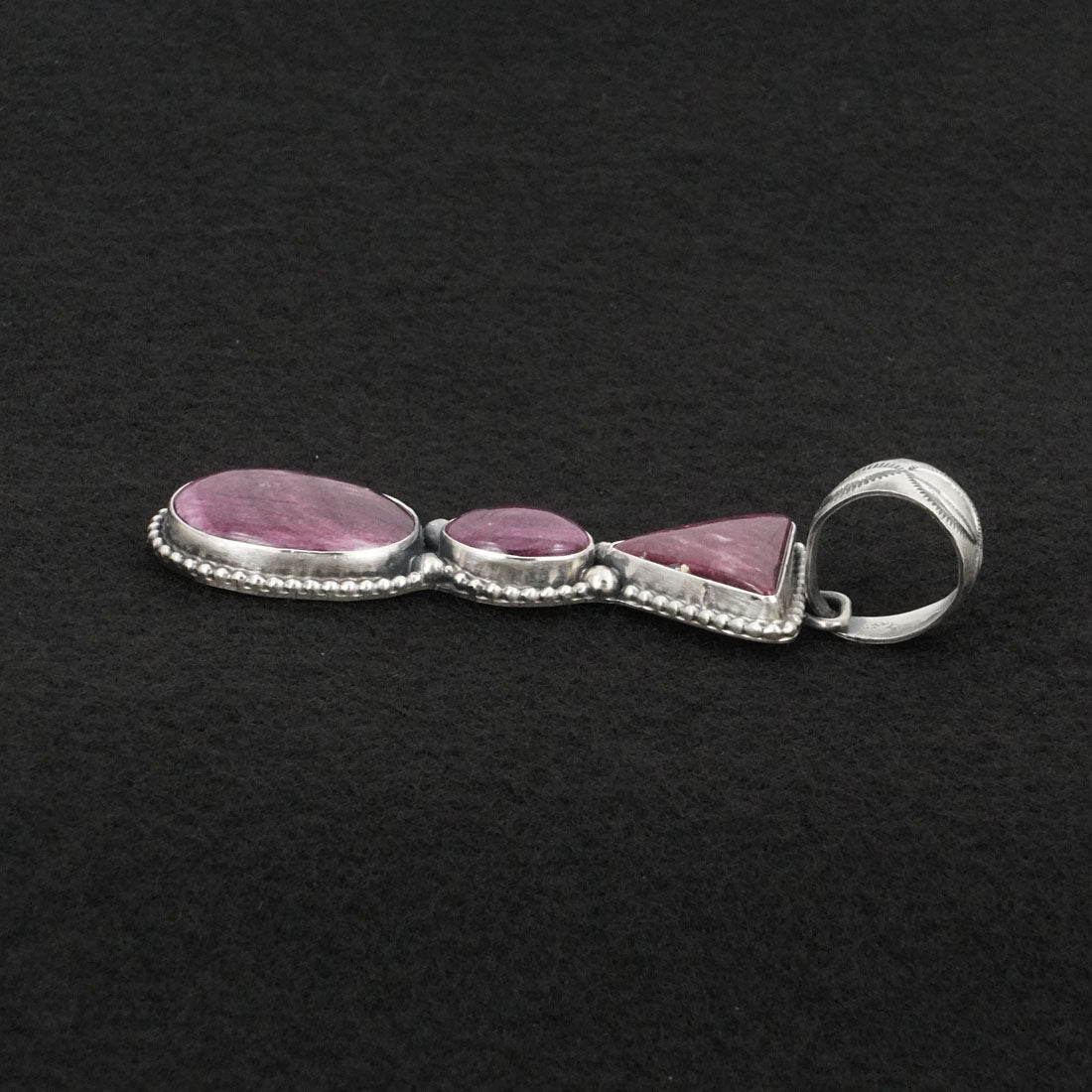 Kathleen Livingston Spiny Oyster & Sterling Silver Pendant