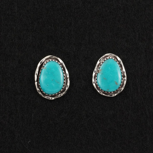 Ernest Hawthorne Turquoise & Sterling Silver Earrings