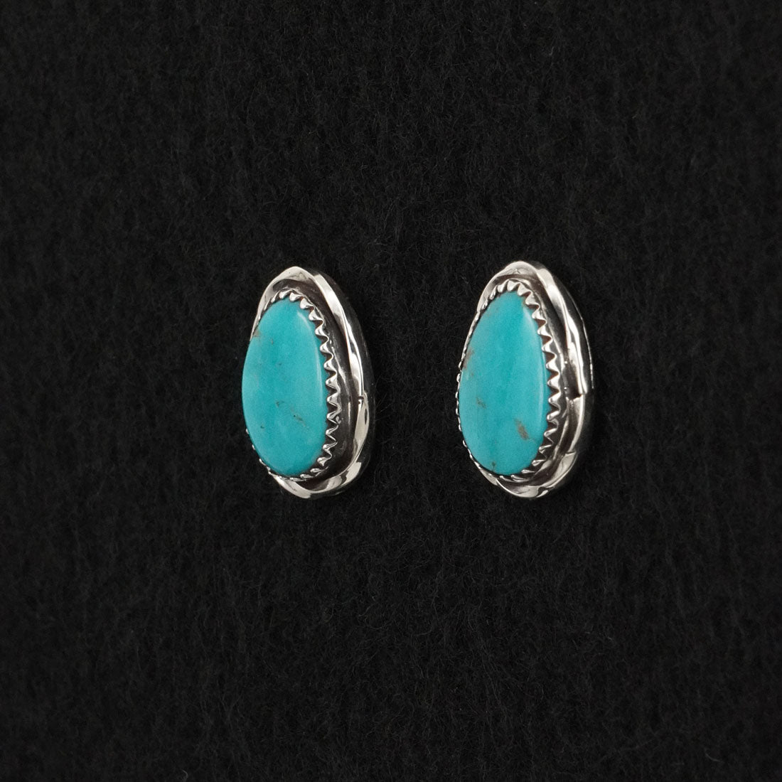 Ernest Hawthorne Turquoise & Sterling Silver Earrings