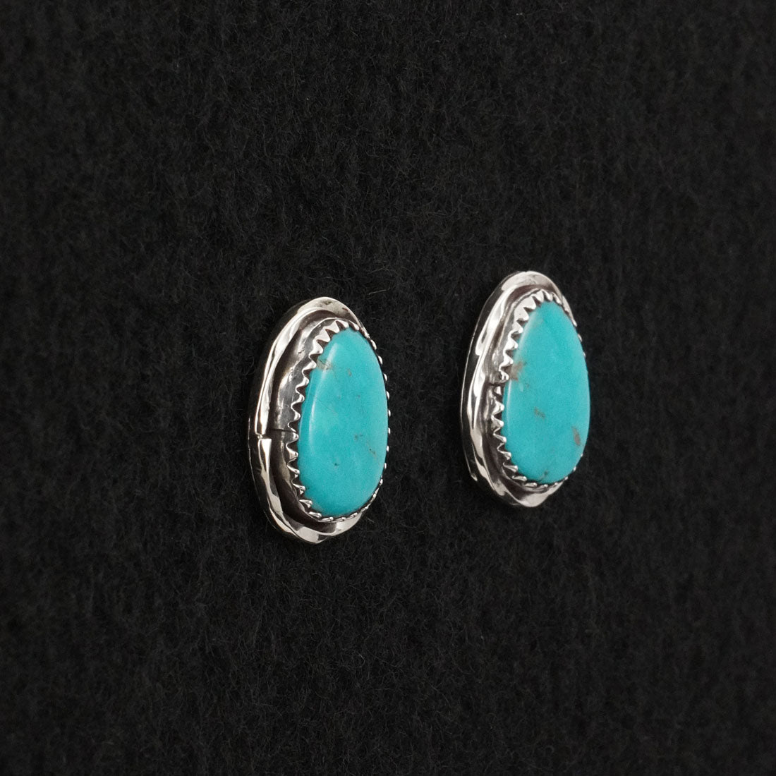 Ernest Hawthorne Turquoise & Sterling Silver Earrings