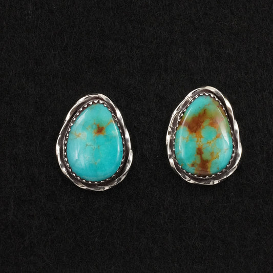 Ernest Hawthorne Turquoise & Sterling Silver Earrings
