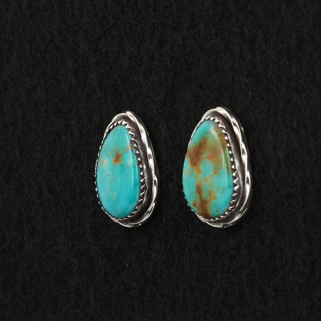 Ernest Hawthorne Turquoise & Sterling Silver Earrings