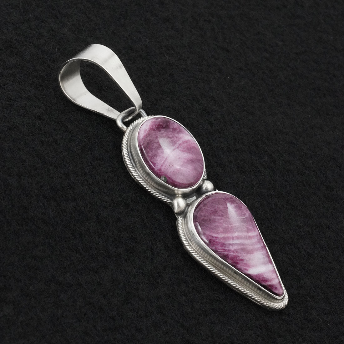 Kathleen Livingston Spiny Oyster & Sterling Silver Pendant