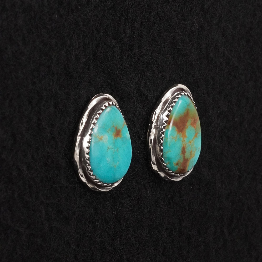 Ernest Hawthorne Turquoise & Sterling Silver Earrings