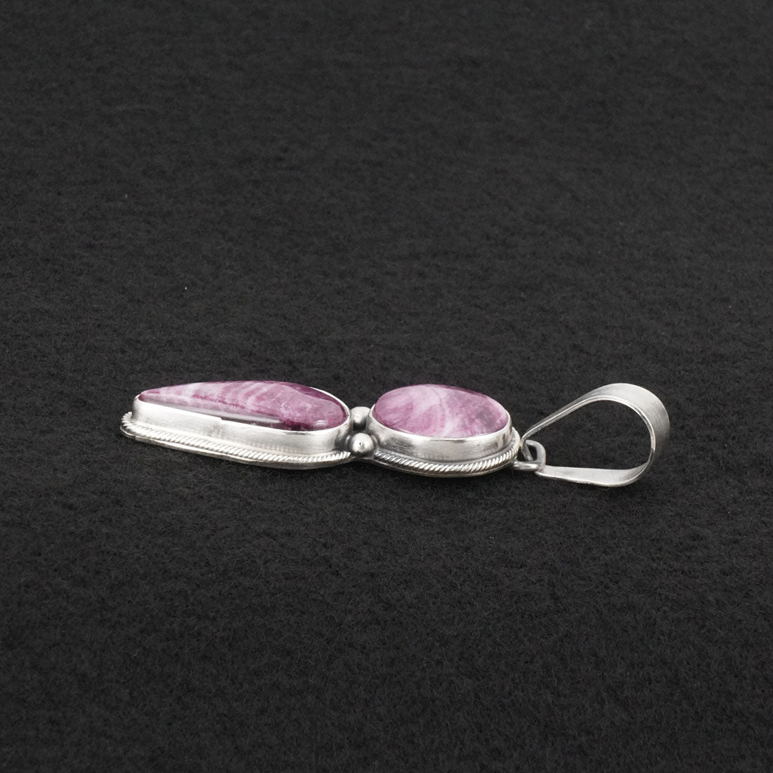 Kathleen Livingston Spiny Oyster & Sterling Silver Pendant
