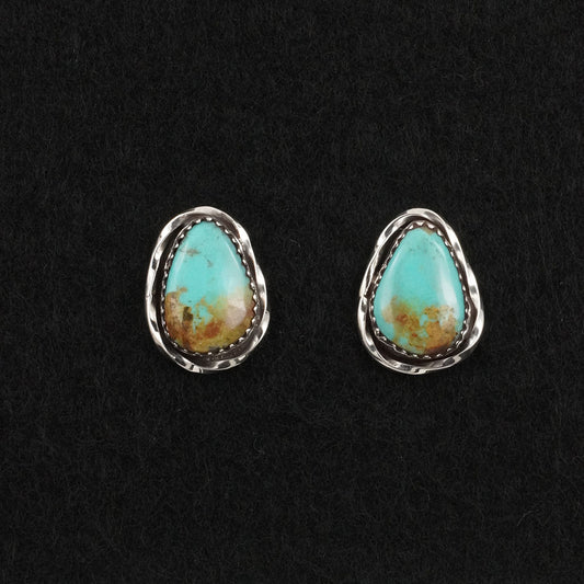 Ernest Hawthorne Turquoise & Sterling Silver Earrings