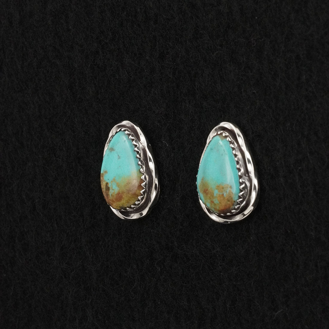 Ernest Hawthorne Turquoise & Sterling Silver Earrings