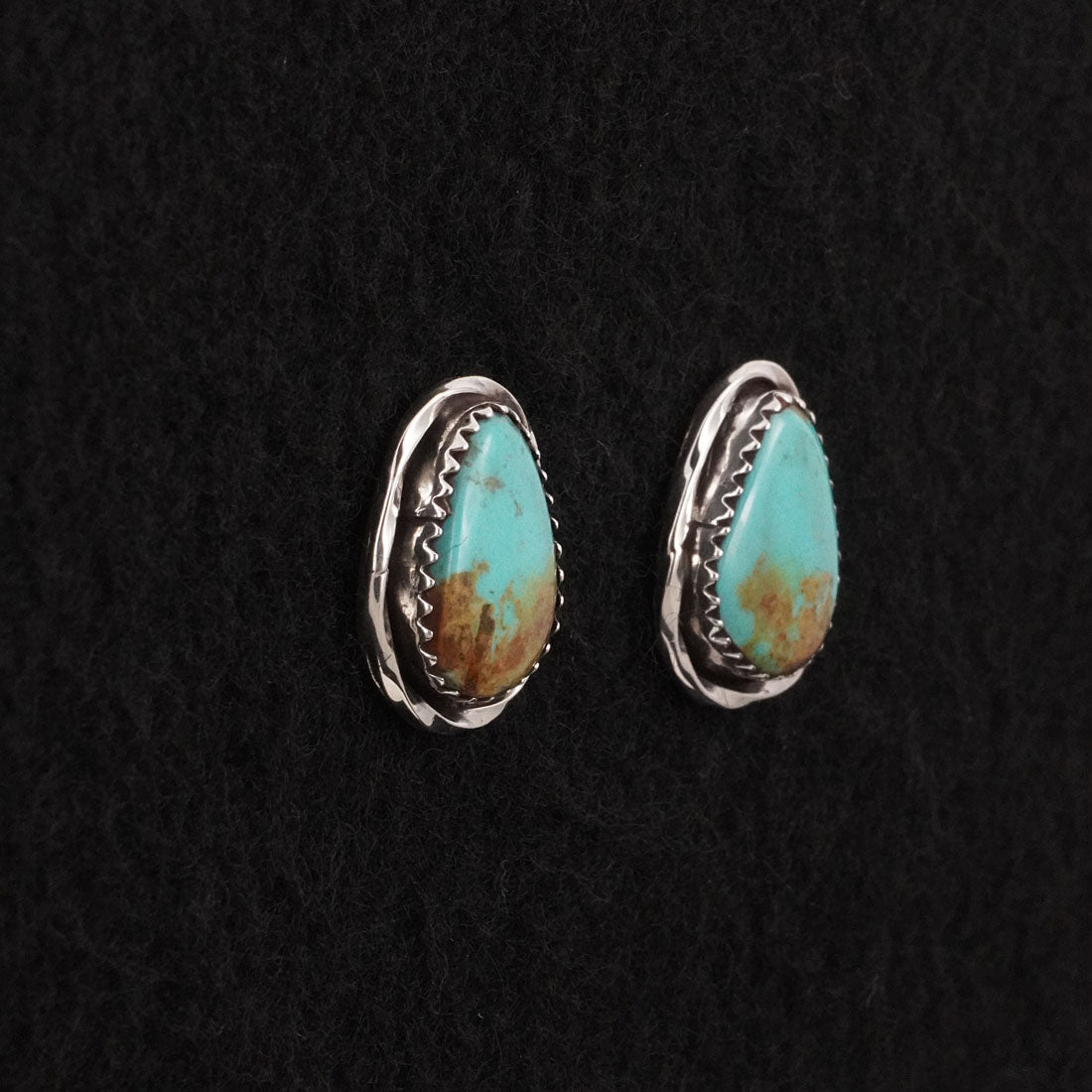 Ernest Hawthorne Turquoise & Sterling Silver Earrings