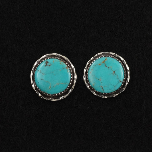 Ernest Hawthorne Turquoise & Sterling Silver Earrings