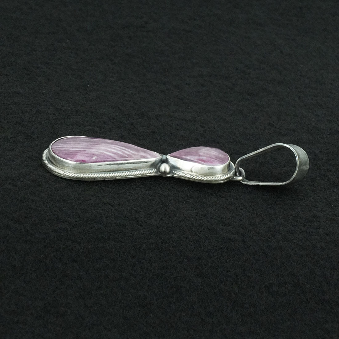 Kathleen Livingston Spiny Oyster & Sterling Silver Pendant