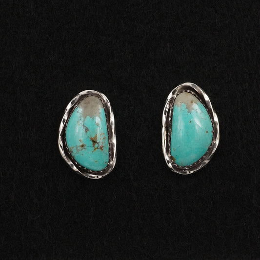 Ernest Hawthorne Turquoise & Sterling Silver Earrings