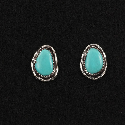 Ernest Hawthorne Turquoise & Sterling Silver Earrings