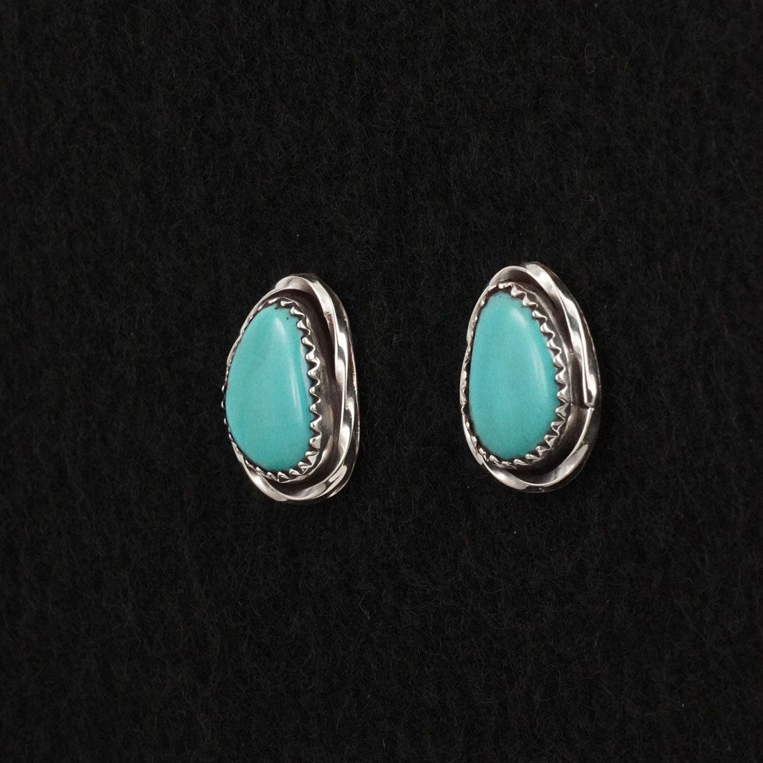 Ernest Hawthorne Turquoise & Sterling Silver Earrings