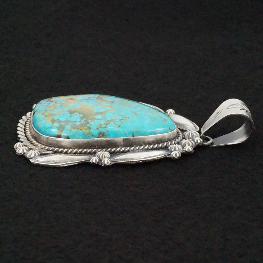 Raymond Delgarito Turquoise & Sterling Silver Pendant