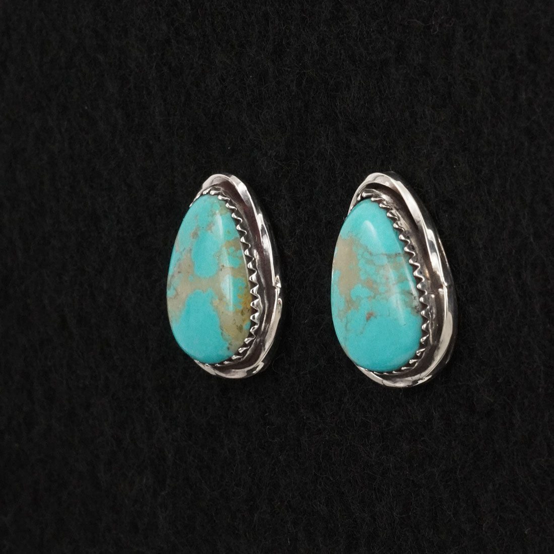 Ernest Hawthorne Turquoise & Sterling Silver Earrings