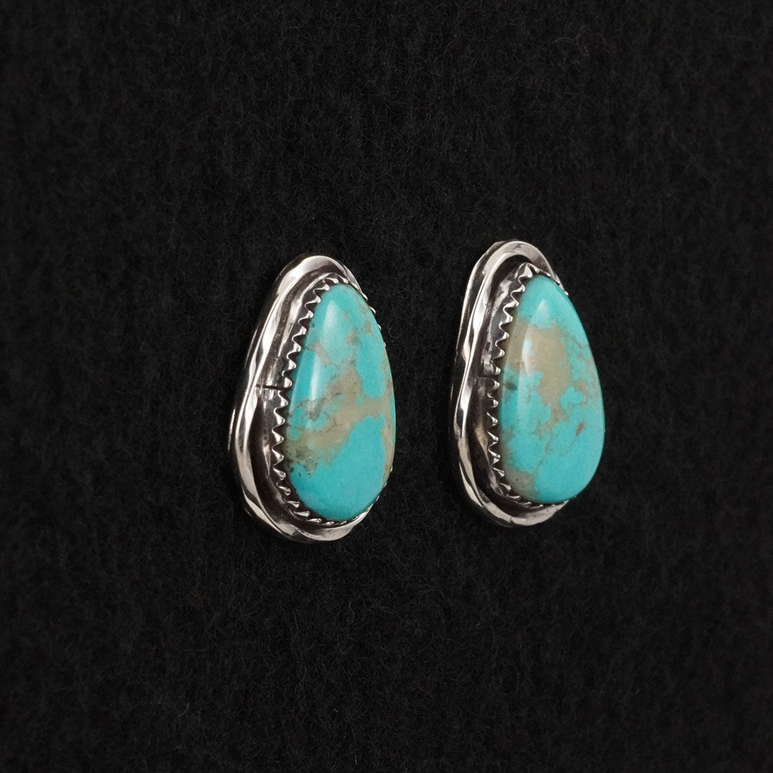 Ernest Hawthorne Turquoise & Sterling Silver Earrings