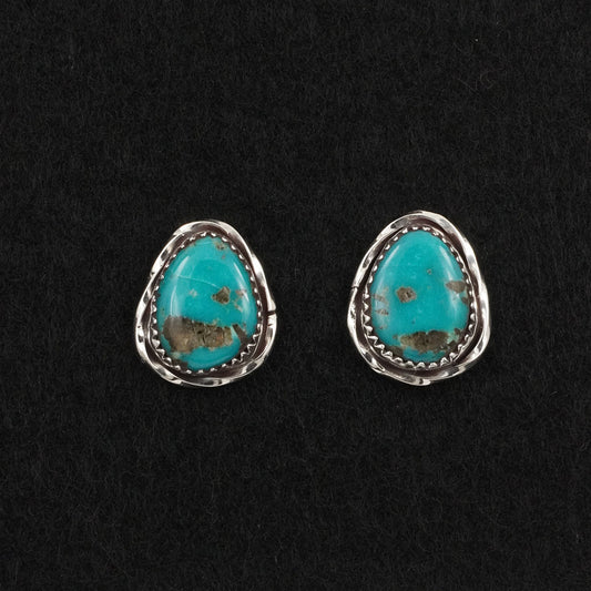 Ernest Hawthorne Turquoise & Sterling Silver Earrings