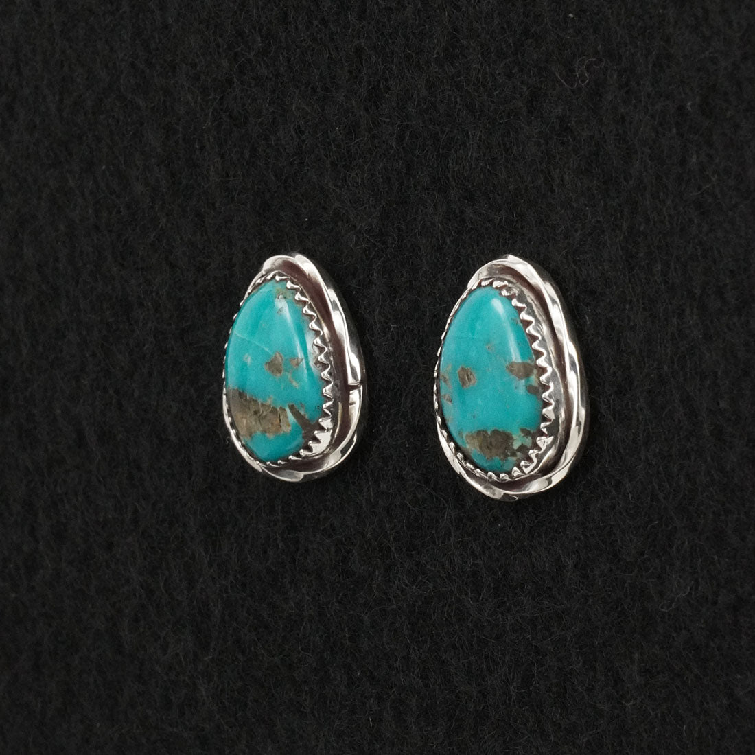 Ernest Hawthorne Turquoise & Sterling Silver Earrings