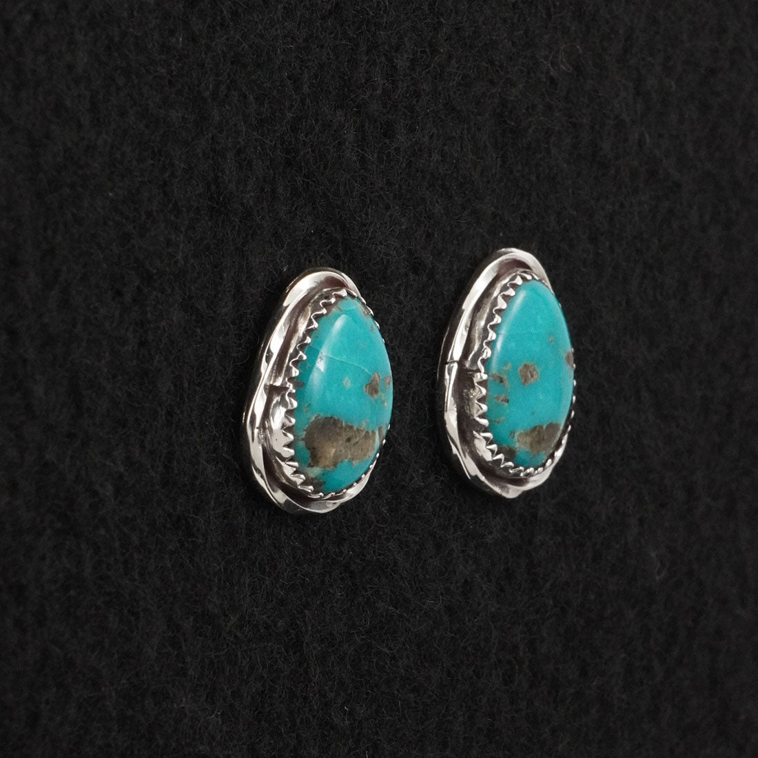 Ernest Hawthorne Turquoise & Sterling Silver Earrings