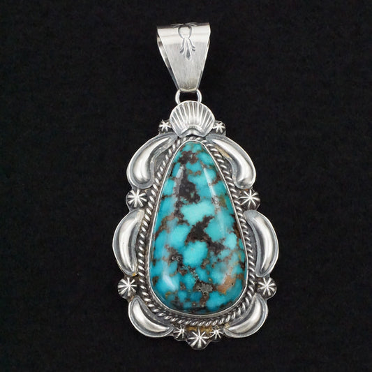 Raymond Delgarito Turquoise & Sterling Silver Pendant