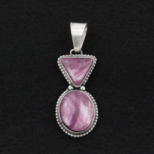 Kathleen Livingston Spiny Oyster & Sterling Silver Pendant