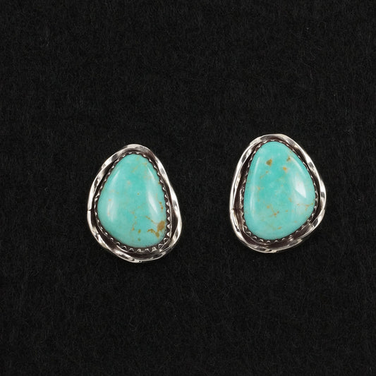 Ernest Hawthorne Turquoise & Sterling Silver Earrings