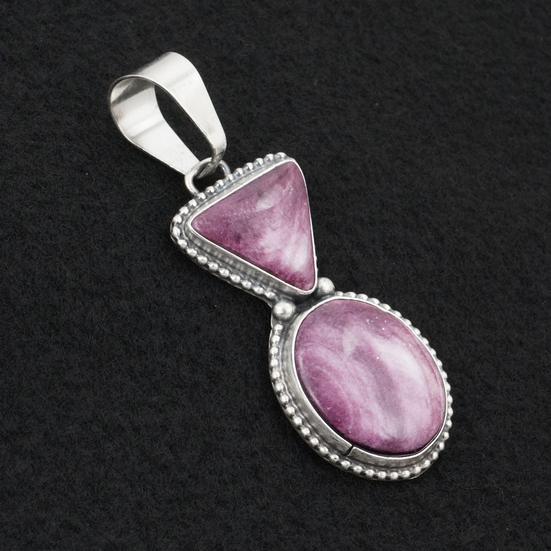 Kathleen Livingston Spiny Oyster & Sterling Silver Pendant