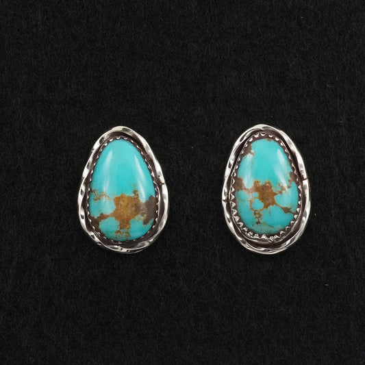 Ernest Hawthorne Turquoise & Sterling Silver Earrings