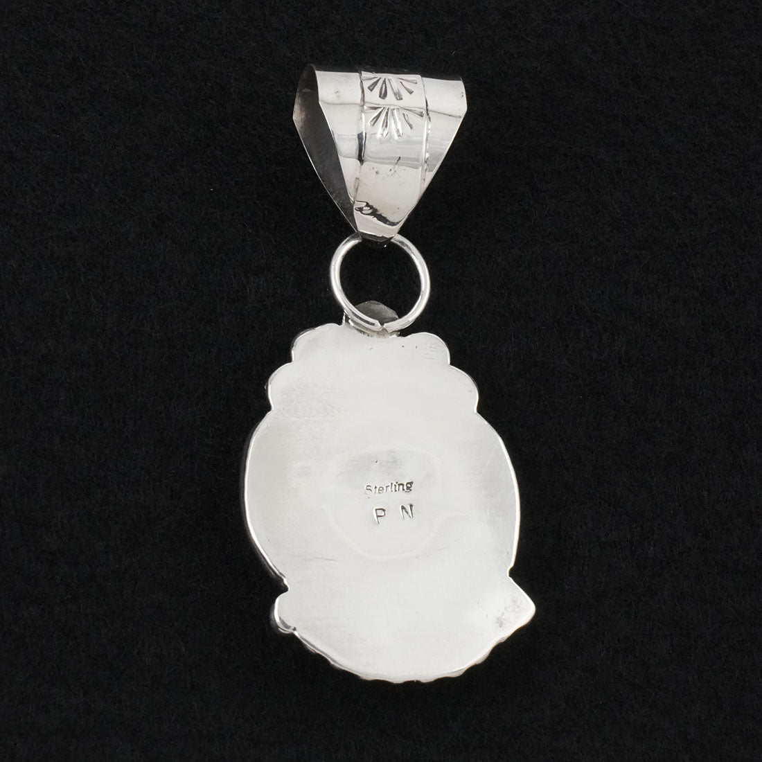 Phil Nez Turquoise & Sterling Silver Pendant