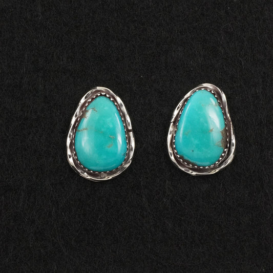 Ernest Hawthorne Turquoise & Sterling Silver Earrings