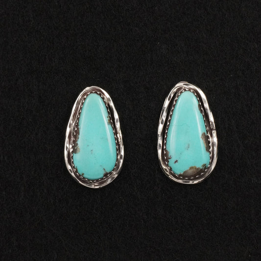 Ernest Hawthorne Turquoise & Sterling Silver Earrings