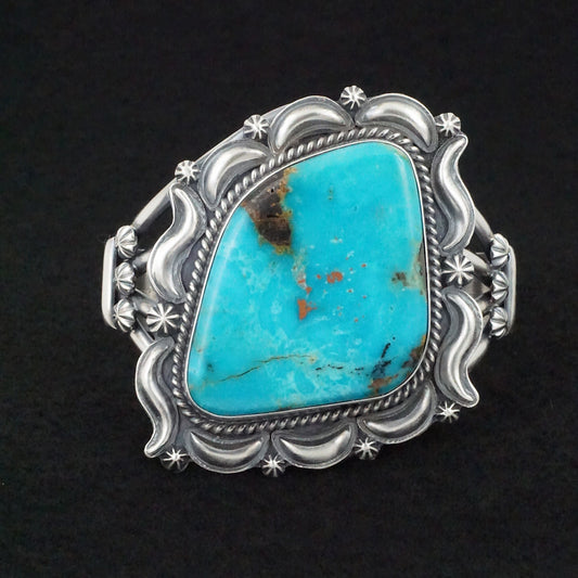 Raymond Delgarito Turquoise & Sterling Silver Bracelet