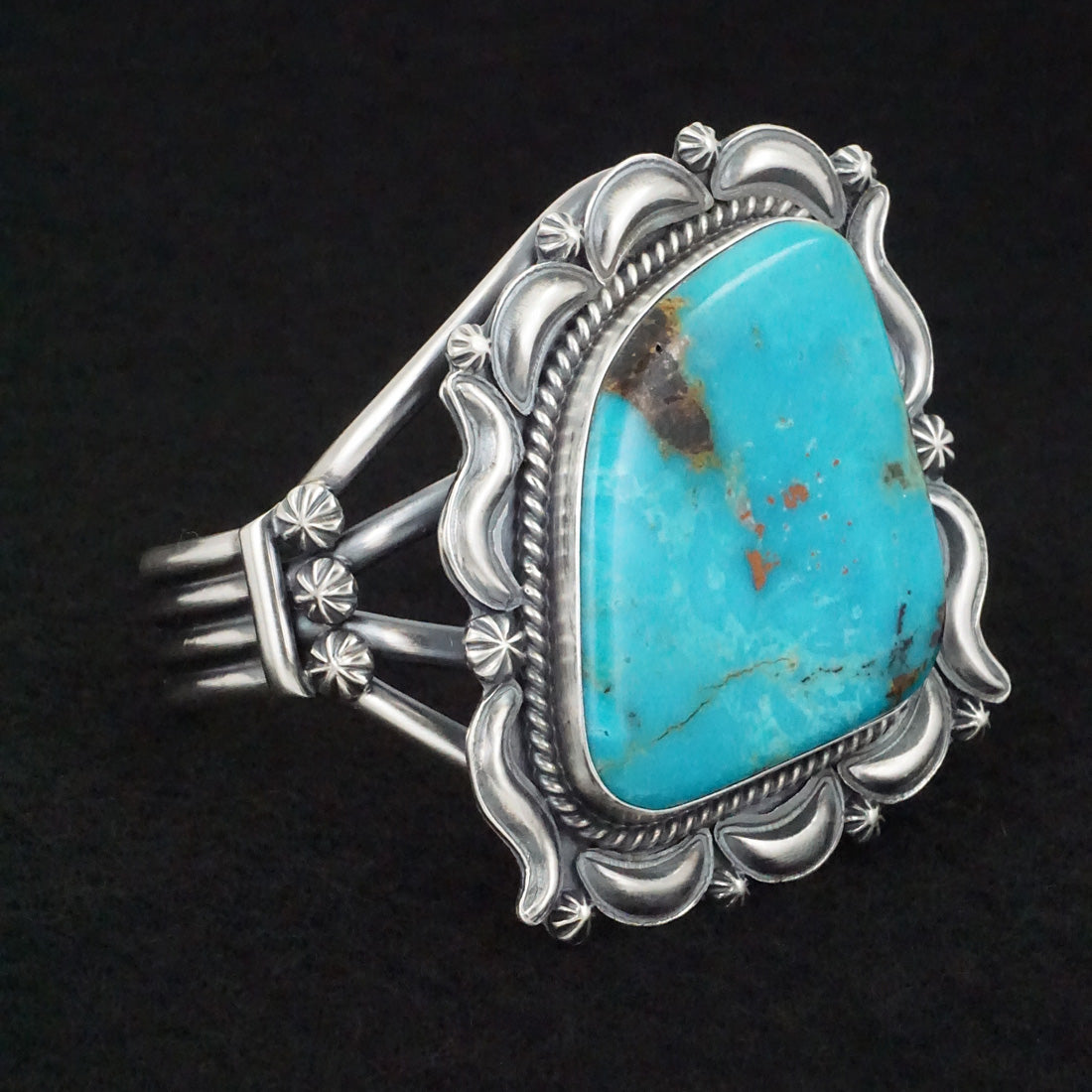 Raymond Delgarito Turquoise & Sterling Silver Bracelet