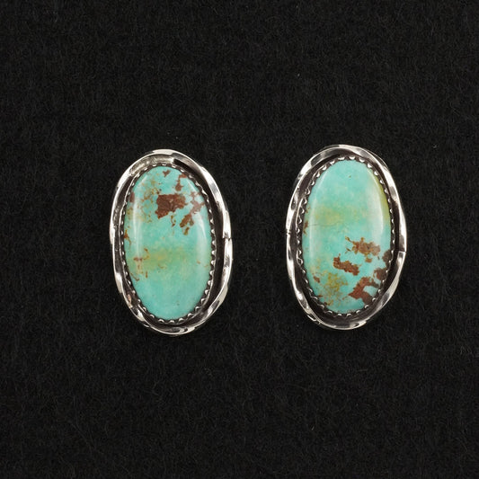 Ernest Hawthorne Turquoise & Sterling Silver Earrings