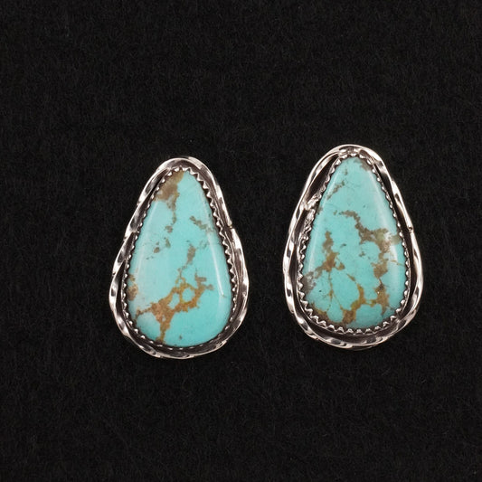 Ernest Hawthorne Turquoise & Sterling Silver Earrings