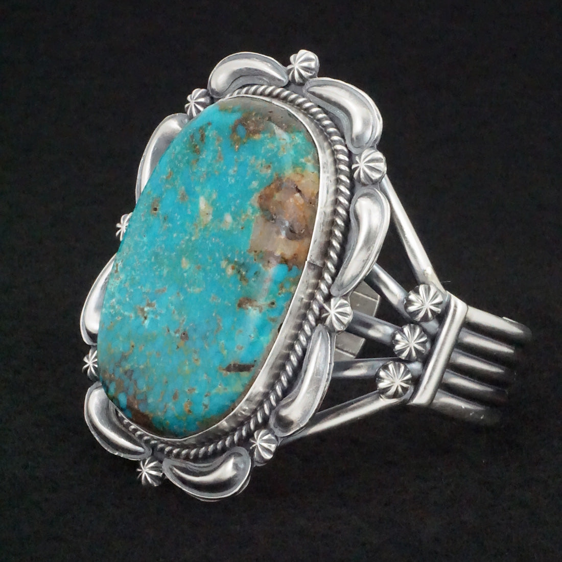 Raymond Delgarito Turquoise & Sterling Silver Bracelet