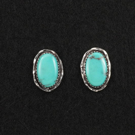 Ernest Hawthorne Turquoise & Sterling Silver Earrings