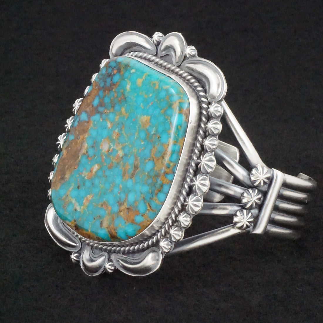 Raymond Delgarito Turquoise & Sterling Silver Bracelet