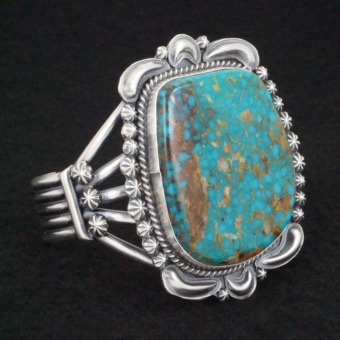 Raymond Delgarito Turquoise & Sterling Silver Bracelet