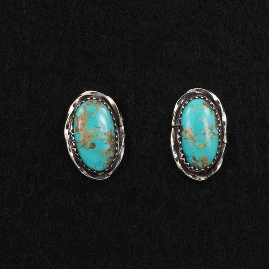 Ernest Hawthorne Turquoise & Sterling Silver Earrings