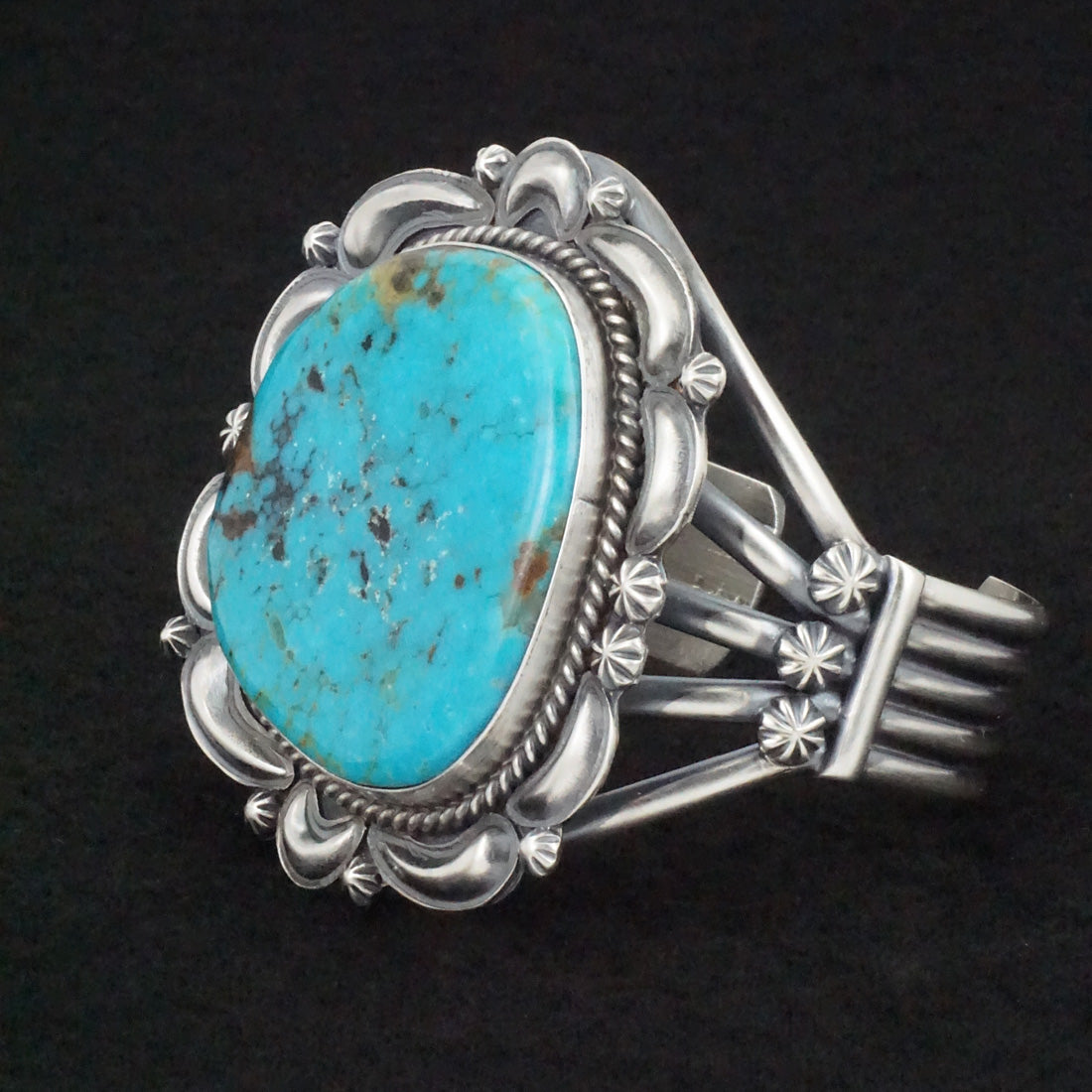 Raymond Delgarito Turquoise & Sterling Silver Bracelet