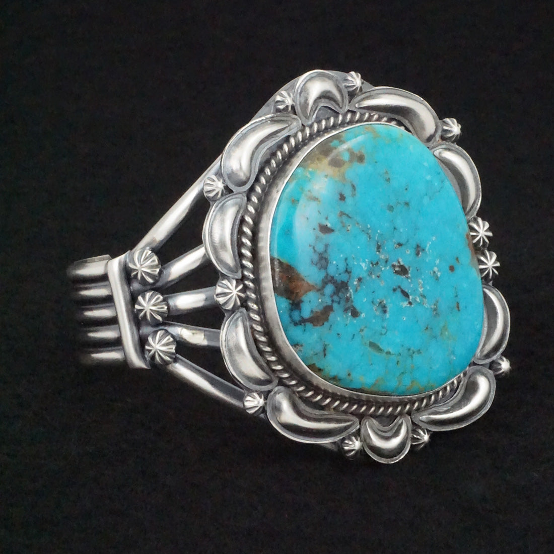 Raymond Delgarito Turquoise & Sterling Silver Bracelet